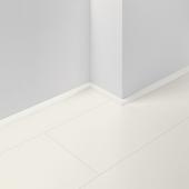 Quad plain white shiny decor D003 1745272 2200x20x14 mm - Sortiment |  Solídne parkety