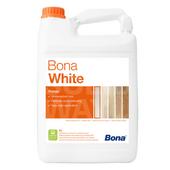 Lak Bona WHITE biely 5 L 1-zložkový základný PU/akrylát na vodnej báze - Sortiment |  Solídne parkety
