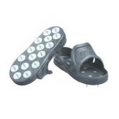Návleky na obuv klincové, s hrotmi 31 mm, veľkosť XL, na chôdzu po čerstvej nivelačke, Romus 94259 - Solídne parkety